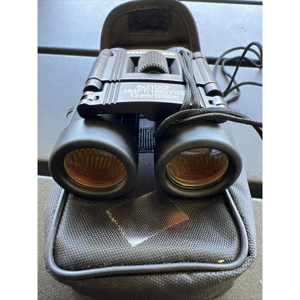 Humvee Binoculars 8X21 DCF Compact Anti Reflective with Case included belt loop